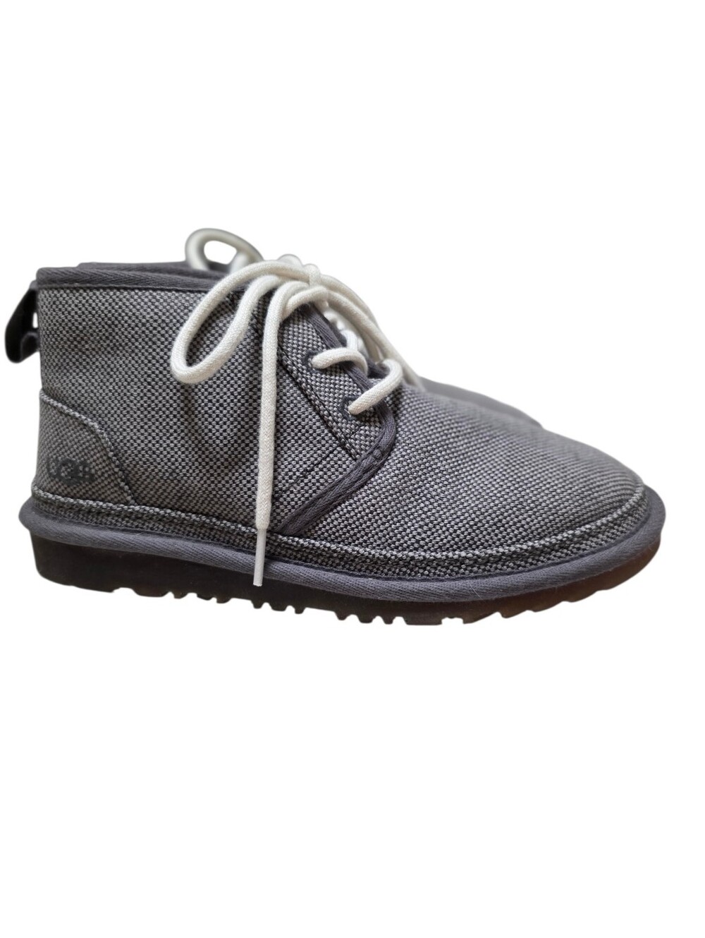 NWOT Ugg Neumal Natural Woven Hemp Blend Ankle Lace Up Boot